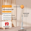 Vertical boxing reaction speed ball with focus mitts in grey and orange colour options