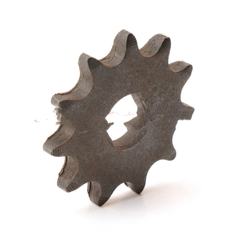 Motorcycle 11-tooth cast iron reduction spur gear with non-circular profile for 25hT8F chains