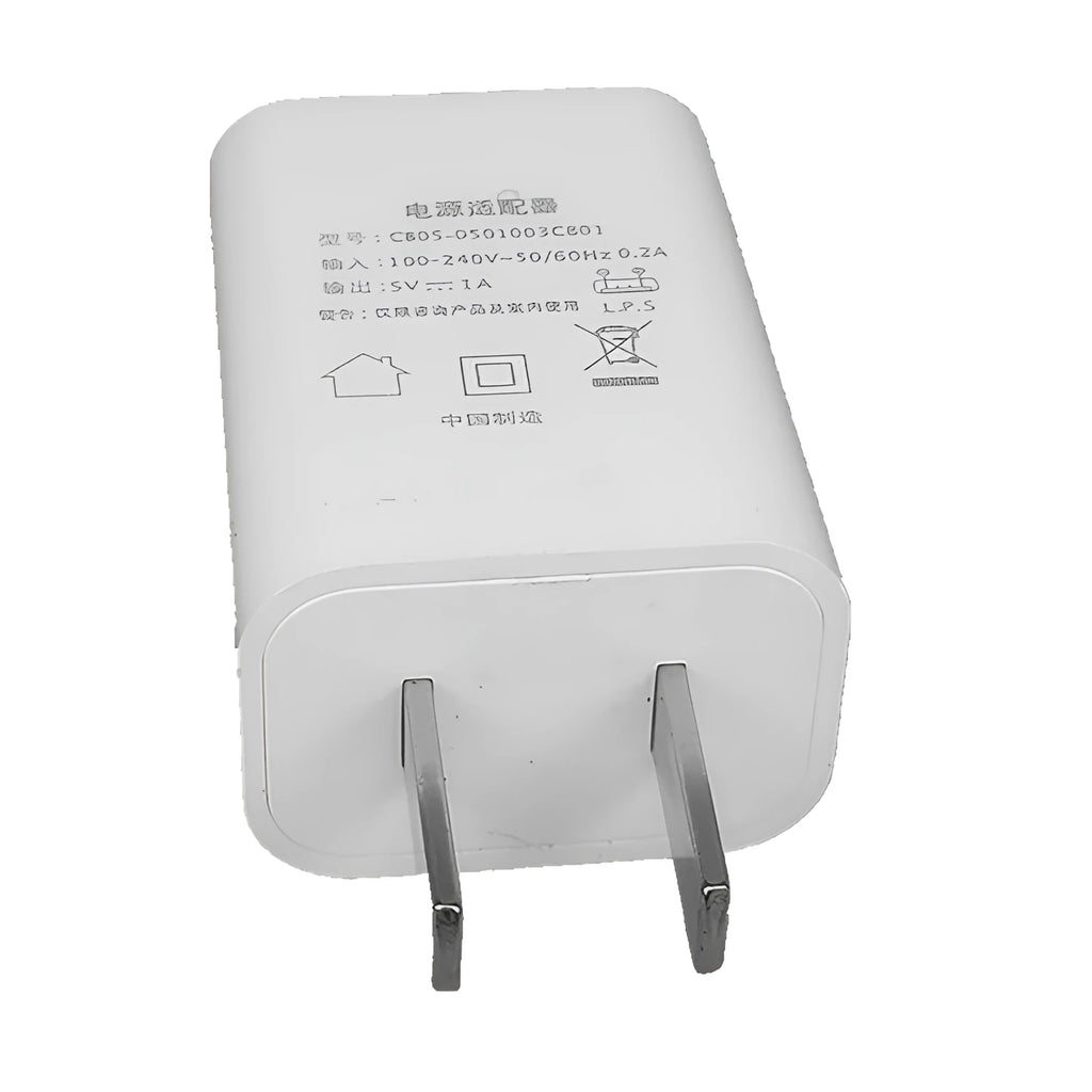 Thin profile 5V 1A USB charger with CE and FCC certifications for China Unicom phones