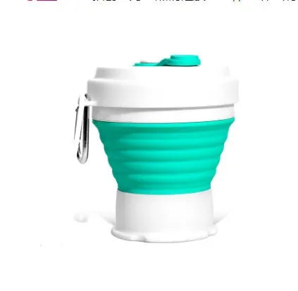 Blue quick refrigeration pinch cup with double-layer construction for fast drink cooling