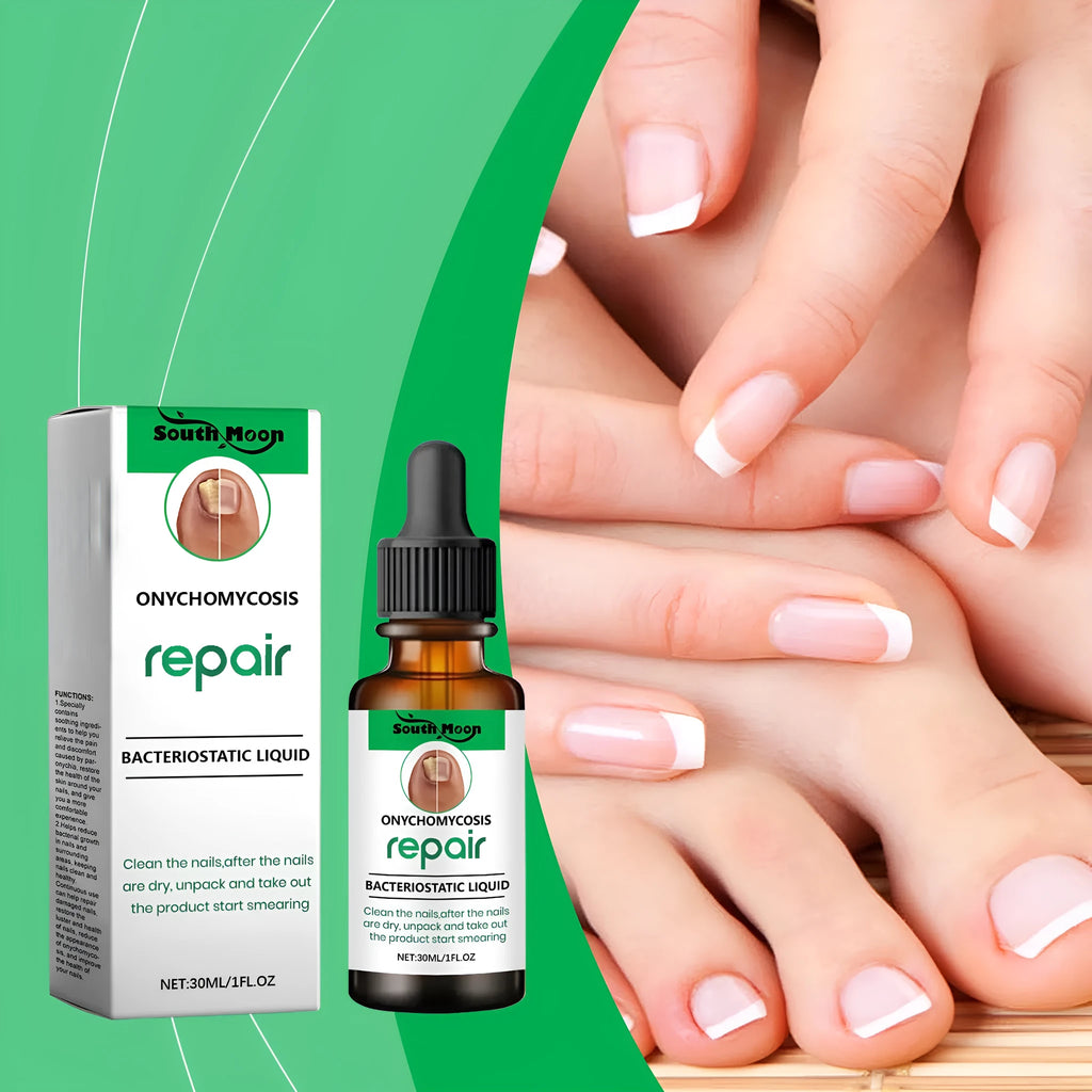 30ml bottle of daily nail cleaning solution with applicator brush for gentle nail maintenance
