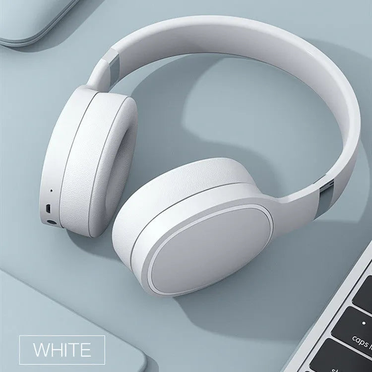 Wireless Bluetooth headset with 40mm drivers available in black, blue, grey and white colour options