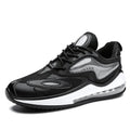 Men's summer casual shoes in Space Black colour with height increasing design and rubber sole