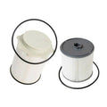 RAM 1500-5500 diesel fuel filter kit with white housing and chemical fibre filter element