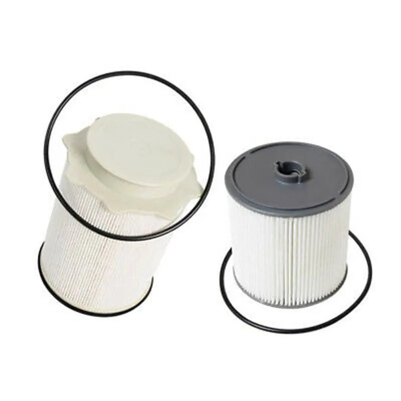 RAM 1500-5500 diesel fuel filter kit with white housing and chemical fibre filter element