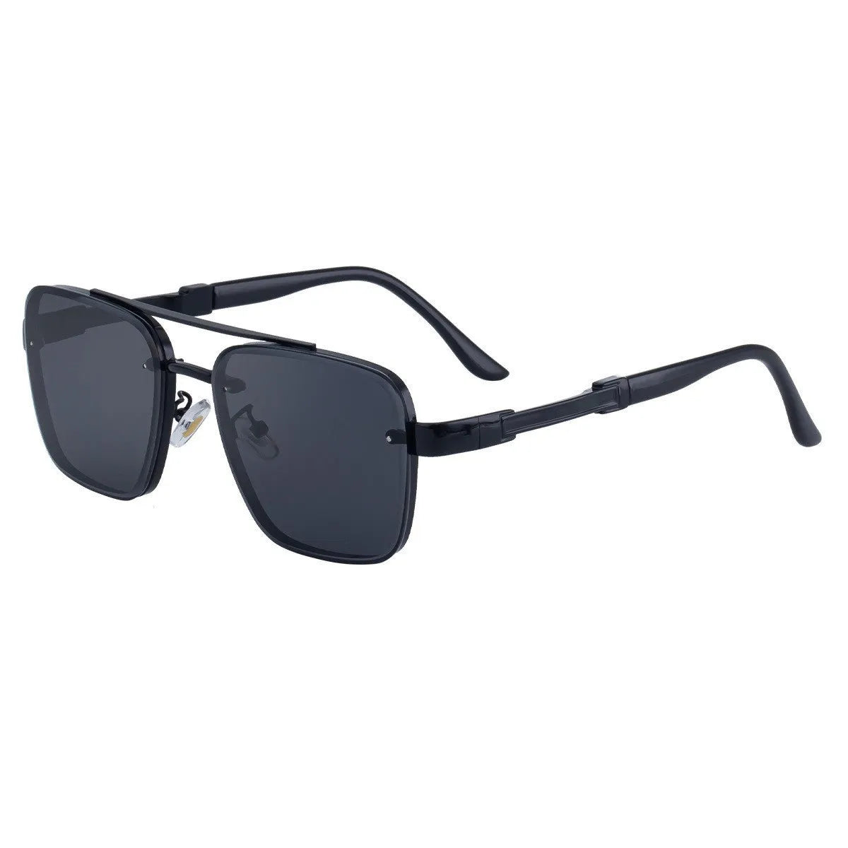 Men's vintage-style sunglasses with polycarbonate frames and lenses in a gradient blue colour option.