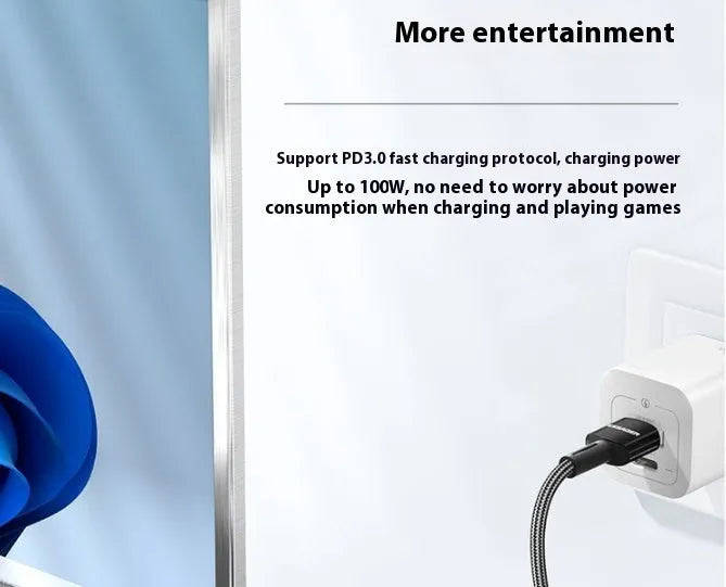 11-in-1 USB-C expansion dock with Gigabit Ethernet port and 20cm cable separator