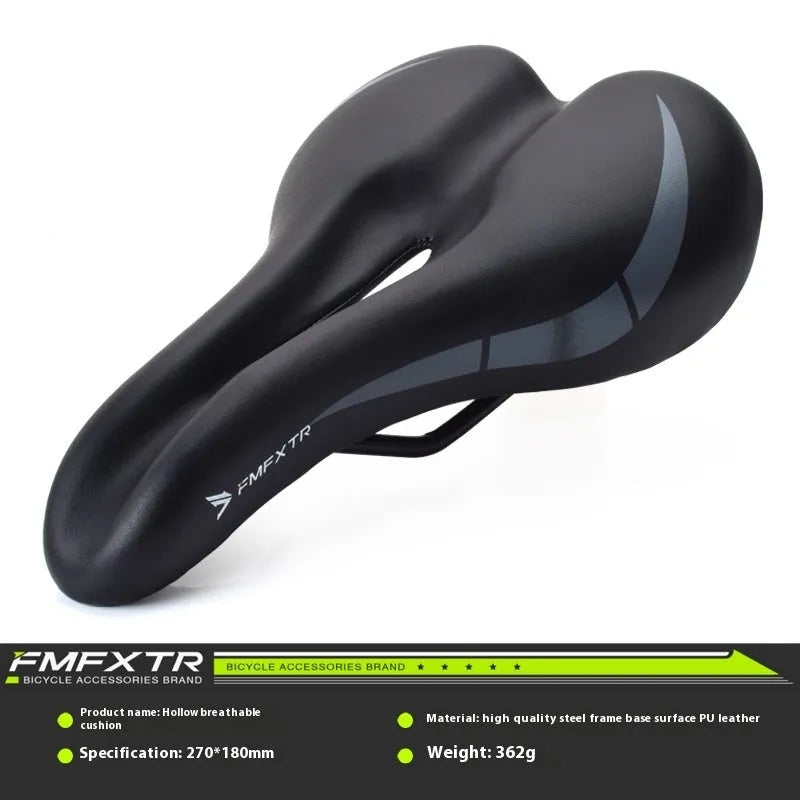 Bicycle seat cushion with hollow design pattern measuring 270mm by 180mm in 3147 colour