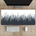 Chinese ink painting landscape mouse pad on desk with natural rubber non-slip base