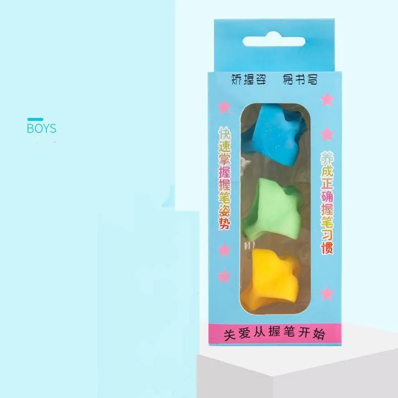 Children's pen holder orthosis for kindergarten writing practice with dolphin or mixed colour options