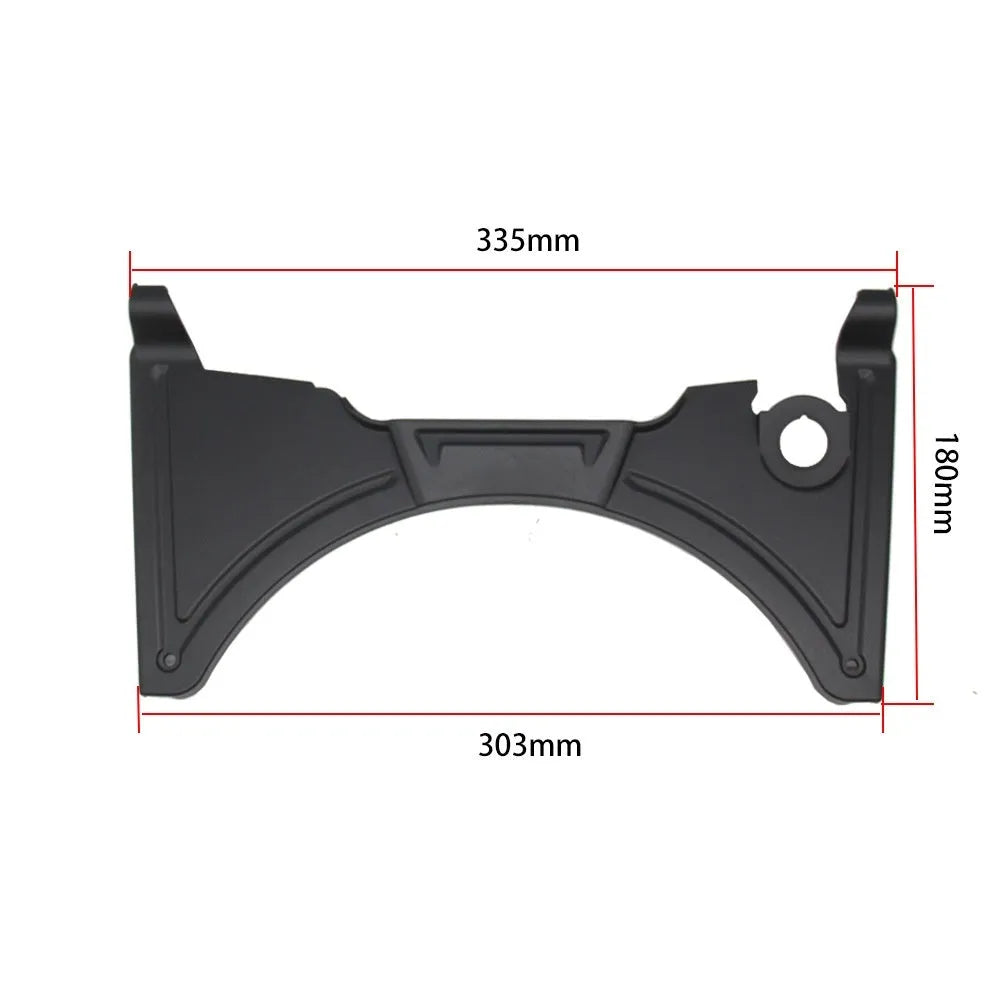 Black motorcycle cockpit fairing panel for BMW R1250GS and R1200GS LC models