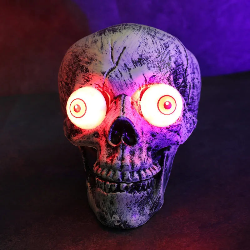 Purple LED skeleton arm hand Halloween stake light for outdoor garden decoration