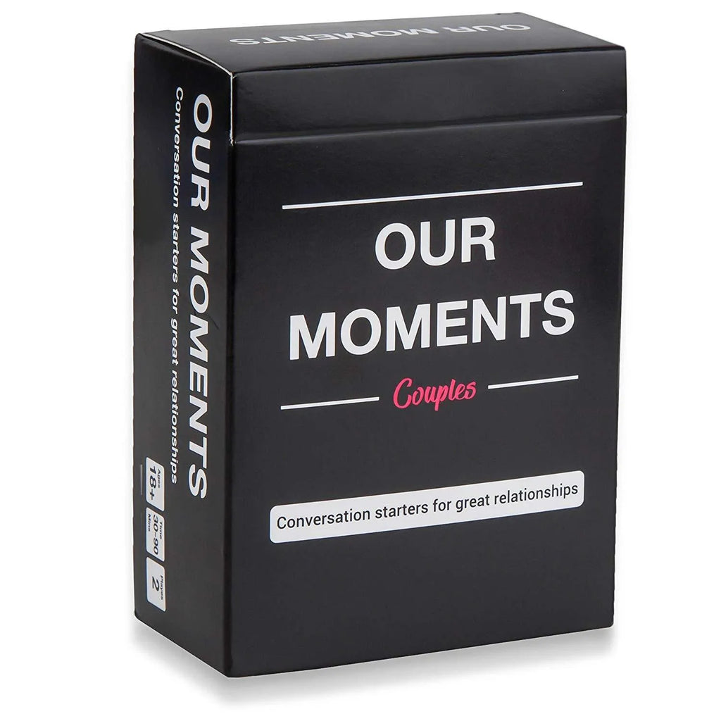 Our Time Lovers Edition communication cards in black packaging, measuring 9 by 6.5 centimetres.