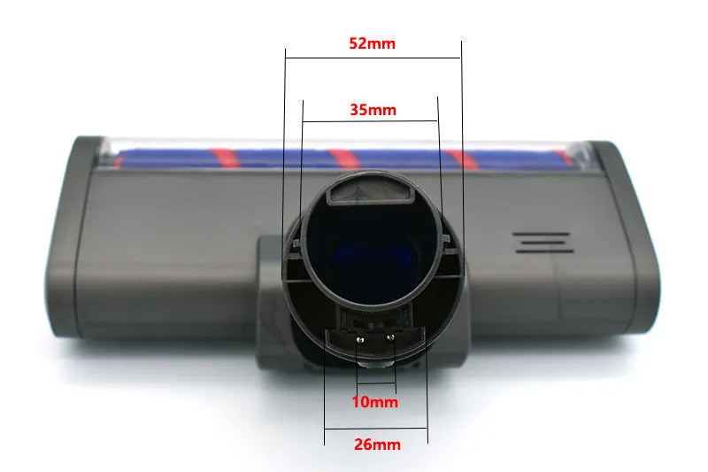 Dyson V7 to V11 replacement electric floor brush head with soft velvet and rolling brush