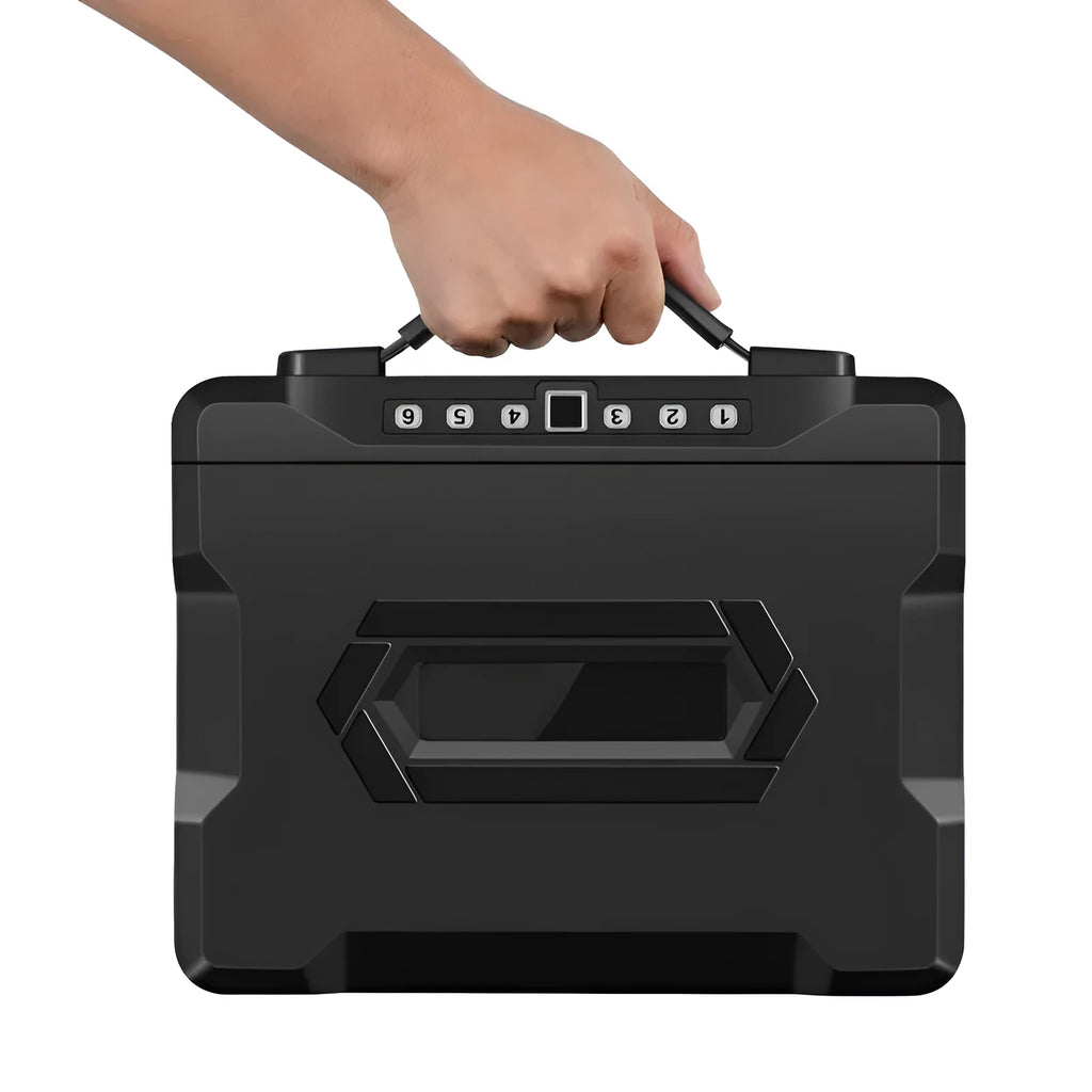 L12 portable mechanical safe box with key lock made from youjingang material