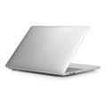PC hard protective shell for MacBook Pro laptop in transparent and black colours
