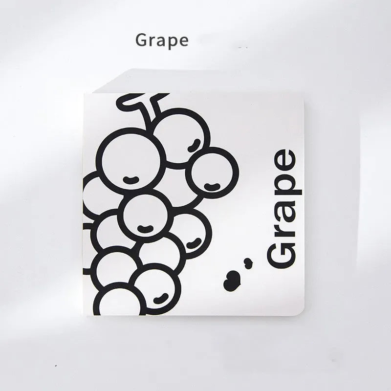 Square 14.5cm notebook with colour embossed fruit design cover and 80g thickened paper pages