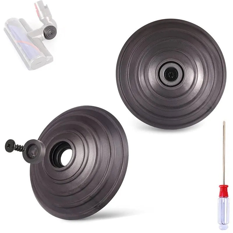 Pair of plastic side cover adapters for Dyson V10 V11 vacuum floor brush head power connection