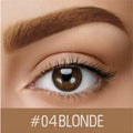 Waterproof eyebrow cream with quick-drying formula in dark grey and golden yellow shades