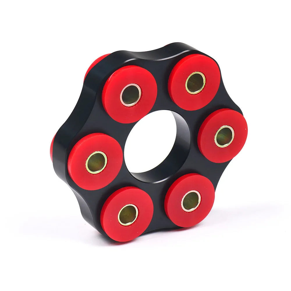 Red polyurethane aluminium drive shaft connecting bracket for BMW E46 E36 E30 M3 E28 models