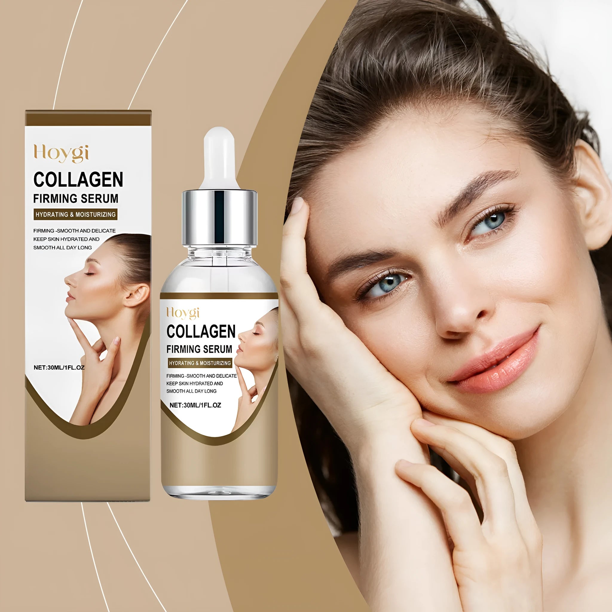 Collagen firming care solution 30ml serum in 2.8cm compact bottle