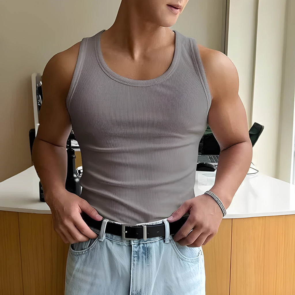 Men's tight fit polyester sports t-shirt with wool lining, shown in multiple colour options.