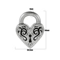 Women's heart-shaped stainless steel earrings in gold and steel colour options
