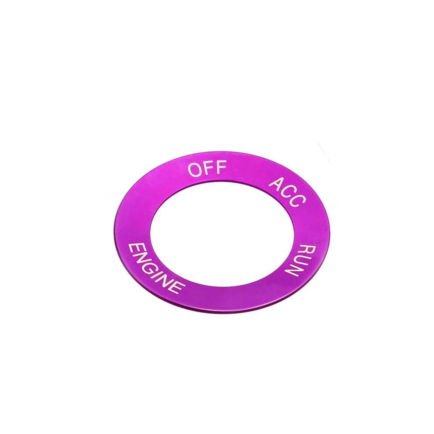 Aluminium alloy decorative ring for Dodge Challenger and Grand Cherokee air conditioning knobs in multiple colours
