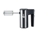 SL-25209 coloured hand-held electric whisk mixer with beaters on a kitchen counter