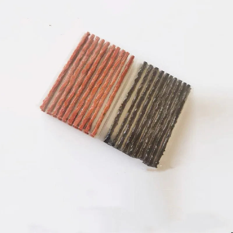 Butyl rubber car tire repair strip 3.5mm x 100mm black and brown options for puncture repair