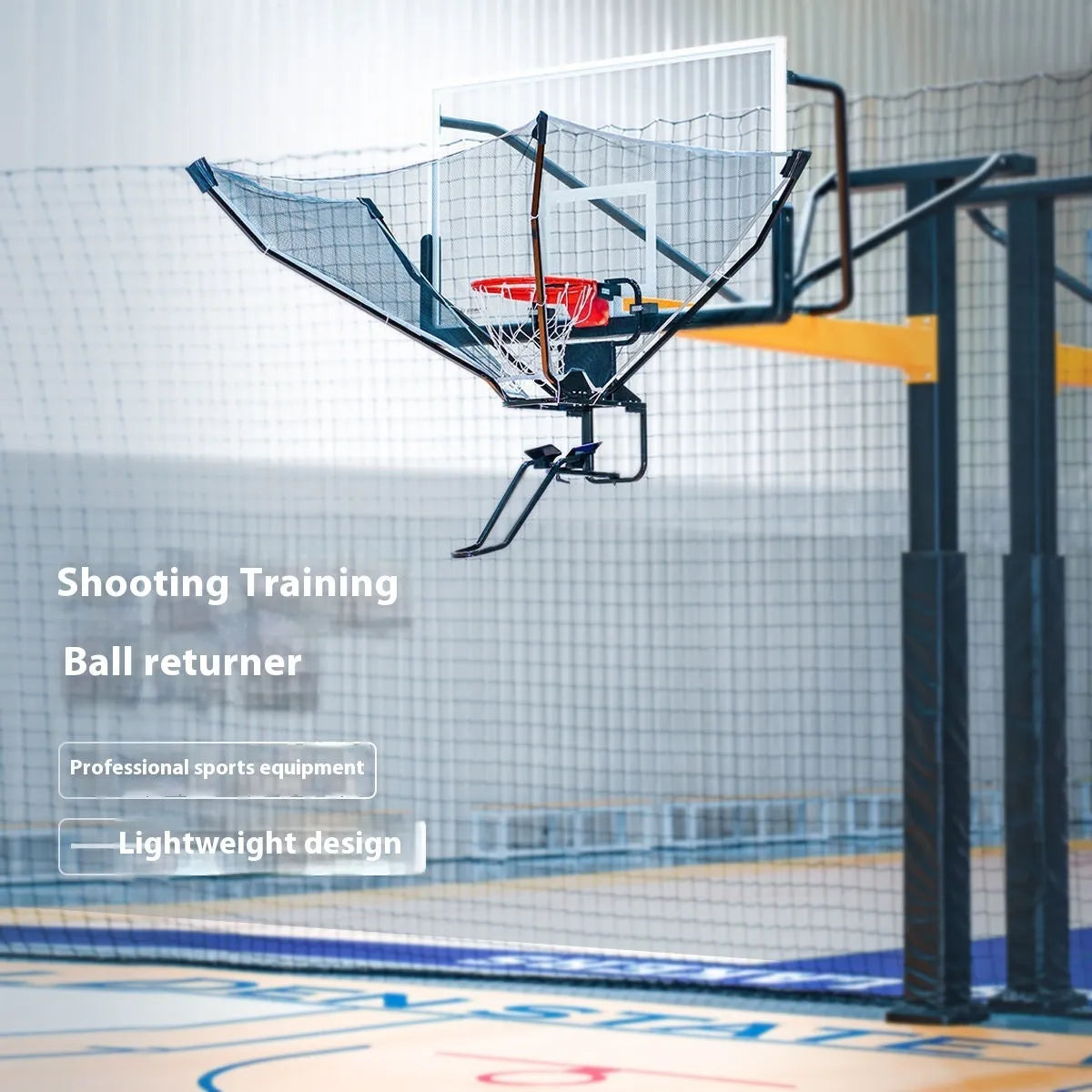 Upgraded second generation basketball training ball return with automatic serve function