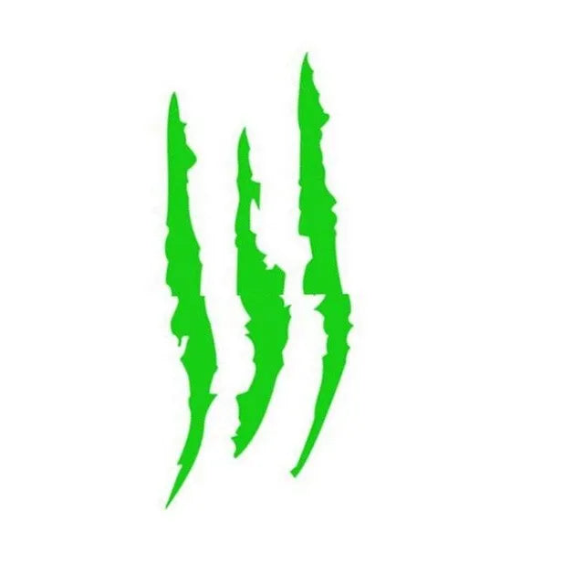 Ghost claw decoration car sticker, 37x9cm, in claw mark pattern on vehicle body