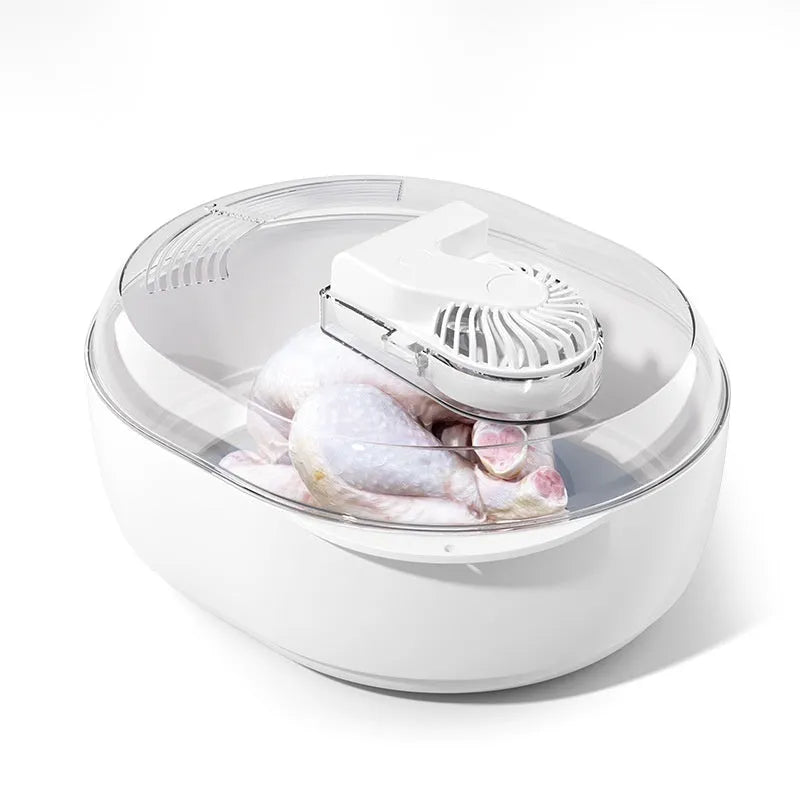 Aluminium food defrosting plate in modern simplicity style for household kitchen use