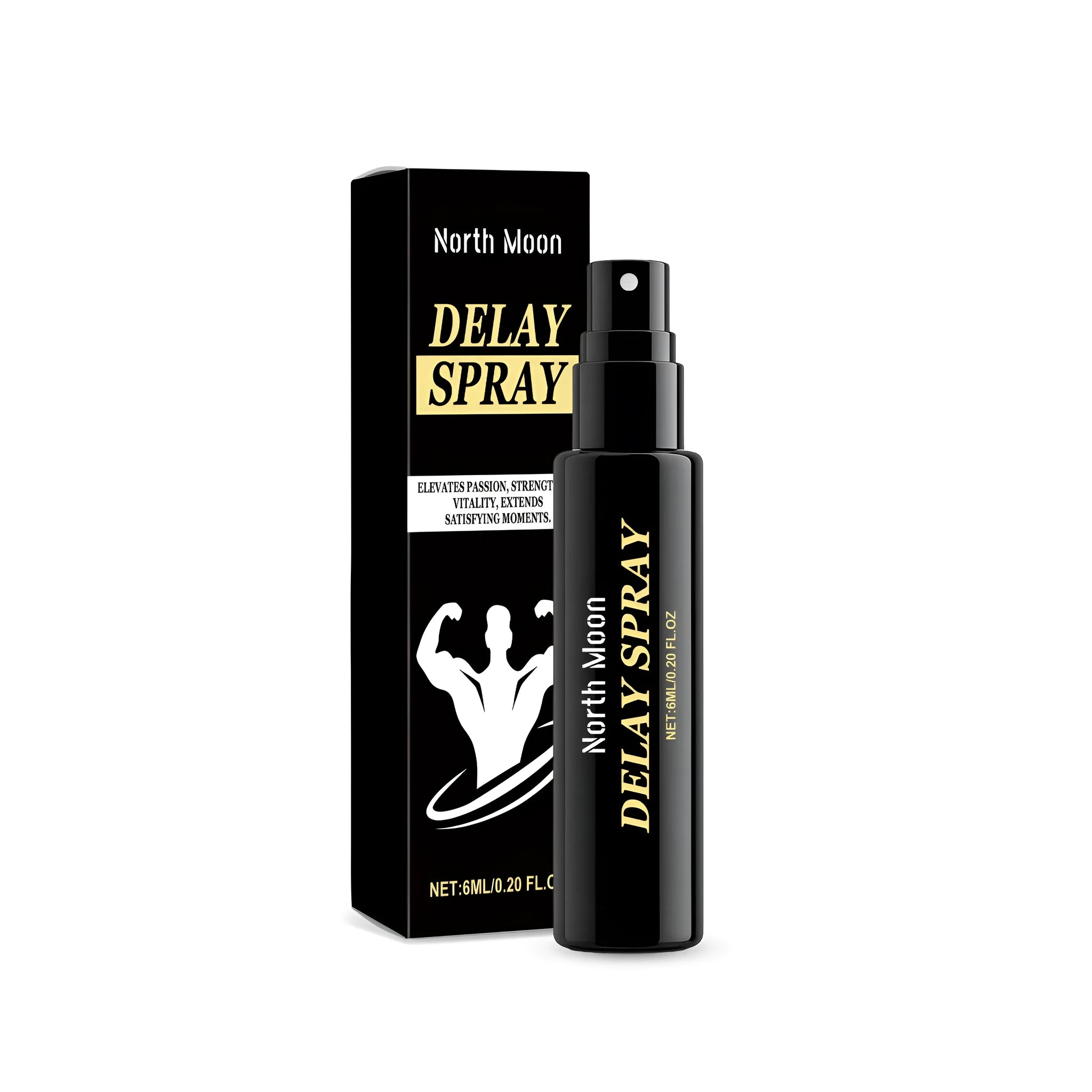 Men's Delayed Spray 10ml bottle with epimedium and ginger extracts for stamina