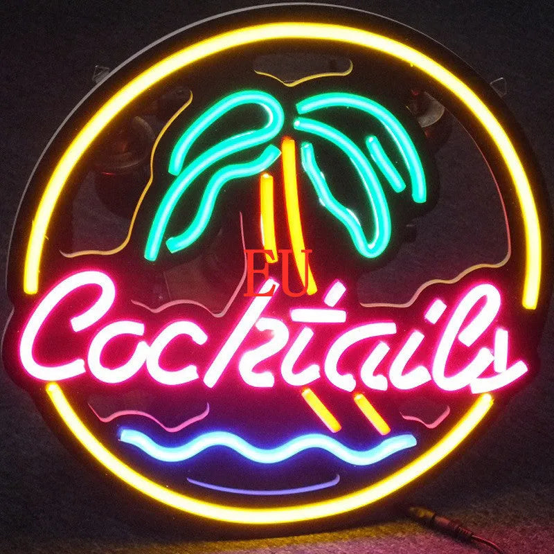 LED coffee neon billboard advertising light with PVC shell and 40mm x 33mm dimensions