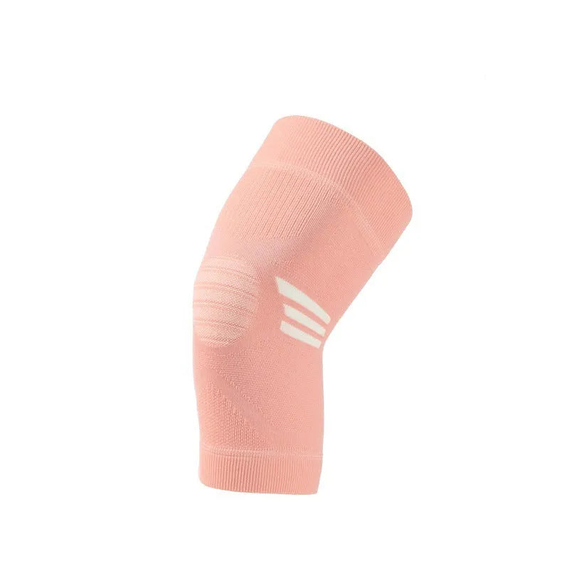 A pair of polyester fibre knee pads for aerobics and basketball sports, shown in multiple colour options.