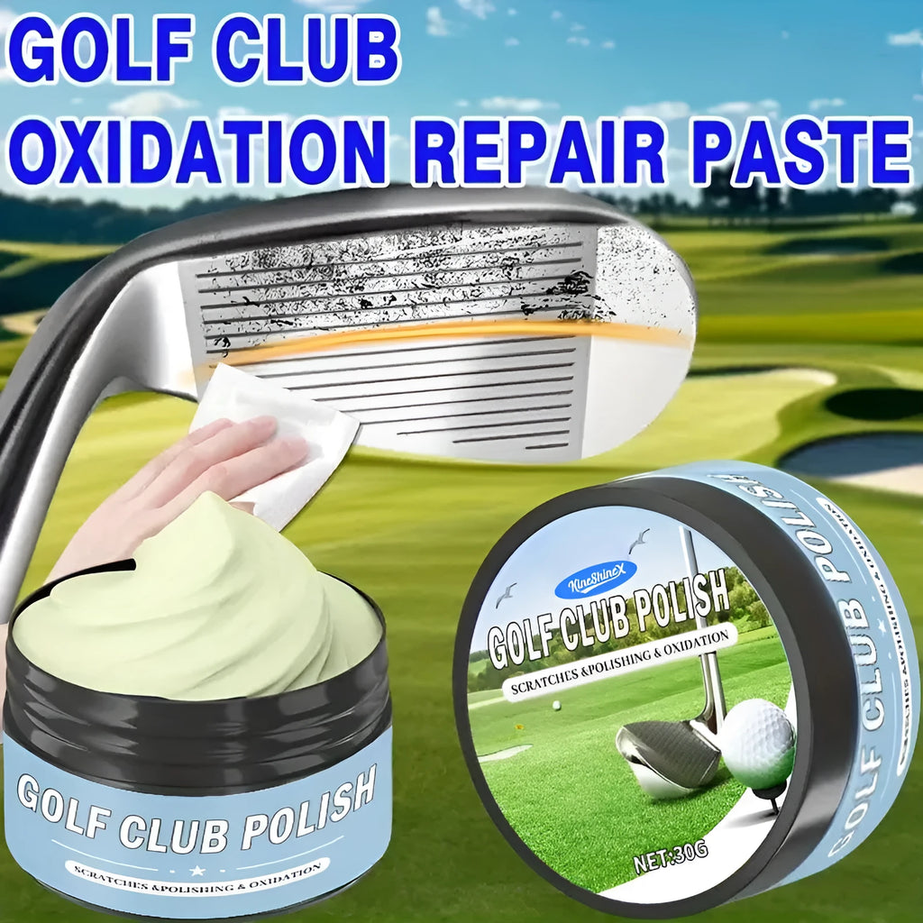 Golf club polishing wax fast smear in 30g or 50g with sponge for quick application