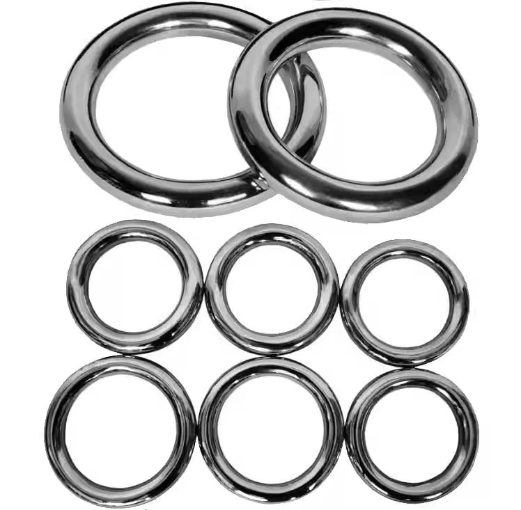 Carbon steel Wing Chun training ring with electroplated finish in three size options