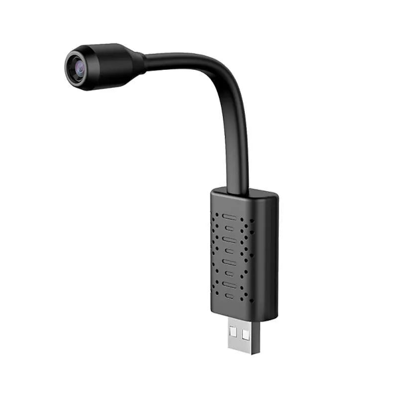 V380 wireless USB HD surveillance camera in black with compact design