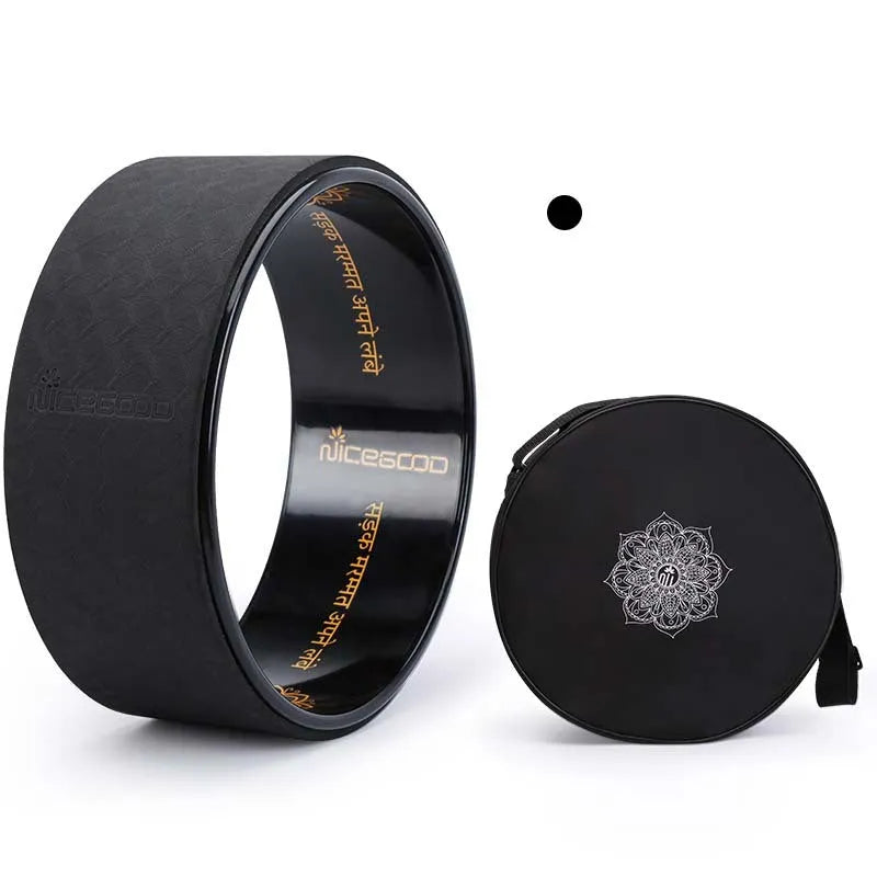 Pilates ring in pink with TPE outer and ABS inner core, 33cm diameter