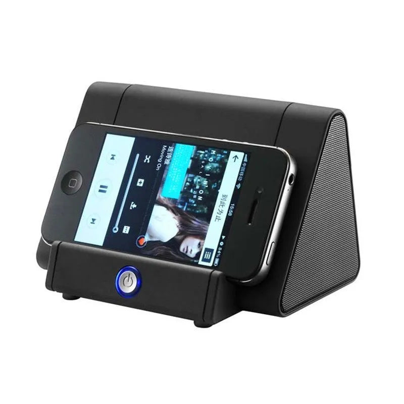 Black or white mini wireless Bluetooth speaker with built-in battery