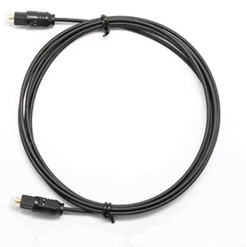 OD2.2 optical digital audio cable with PVC jacket shown in multiple available lengths