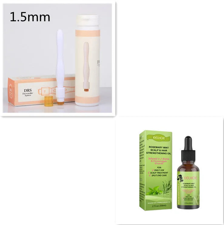 59ml bottle of rosemary mint hair growth fluid for scalp massage and nourishment