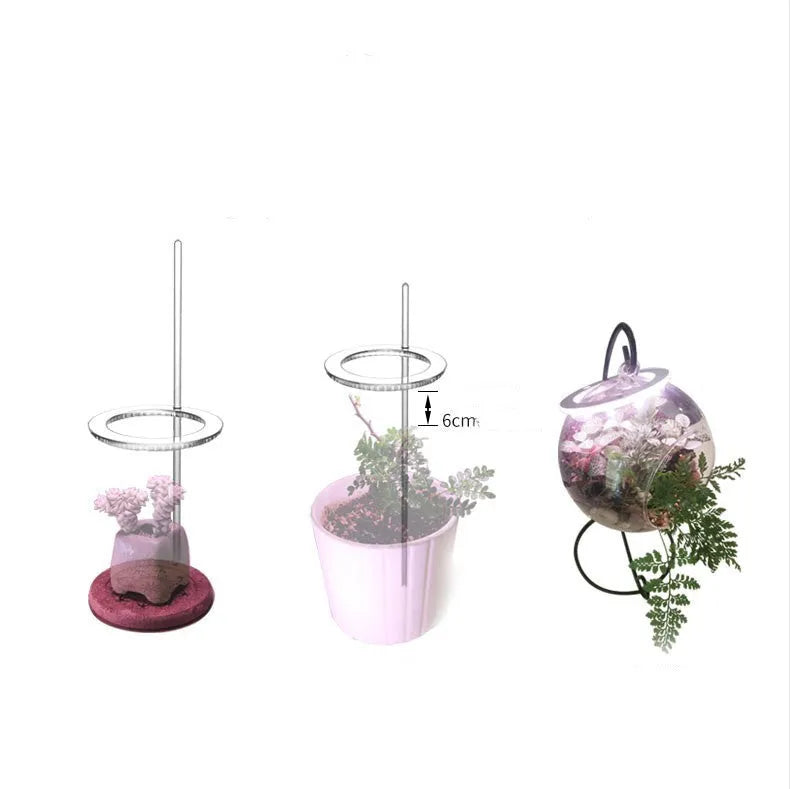 USB LED plant grow light with acrylic stick showing pink/white or yellow colour options
