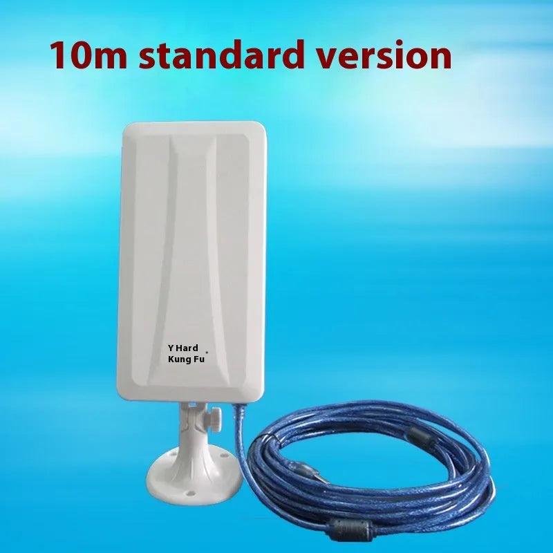 White USB wireless network adapter for computer WiFi connectivity