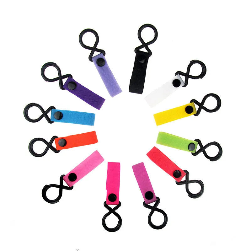 Nylon luggage Velcro hook in multiple colours for attaching items to backpacks and travel bags
