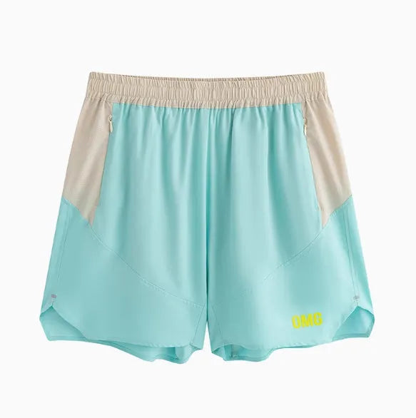 Men's loose-fit Hipp-style workout shorts for weightlifting with elastic lace-up waist