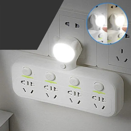 Smart socket with anti-leakage plug in black finish