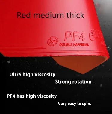 Fast Attack Sticky Classic-50 table tennis racket in red or black with anti-rubber.