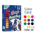 Set of soft head gouache marker pens in a case, showing variety of colours for acrylic painting and lettering.